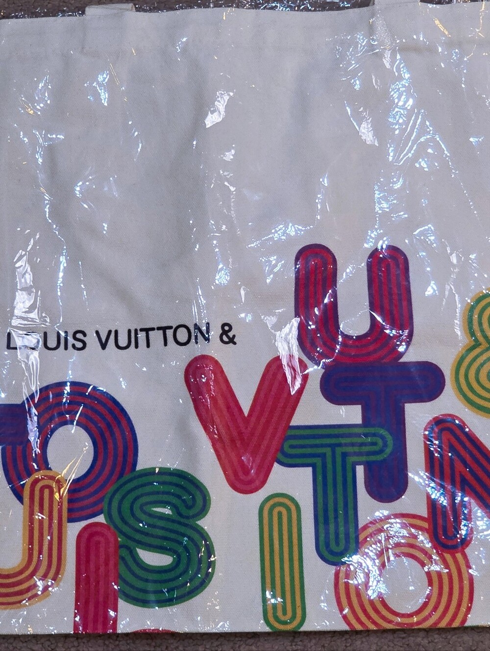 Louis Vuitton exhibition tote
